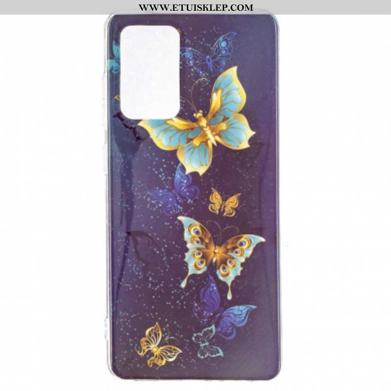Etui do Samsung Galaxy A52 4G / A52 5G / A52s 5G Seria Fluorescencyjnych Motyli